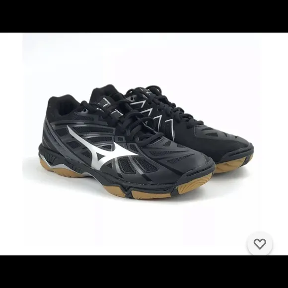 Mizuno Women's Hurricane 3 Black Silver Shoes