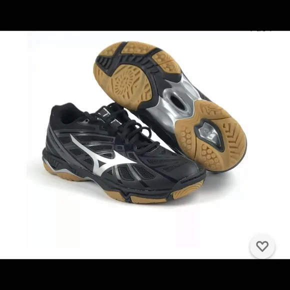 Mizuno Women's Hurricane 3 Black Silver Shoes