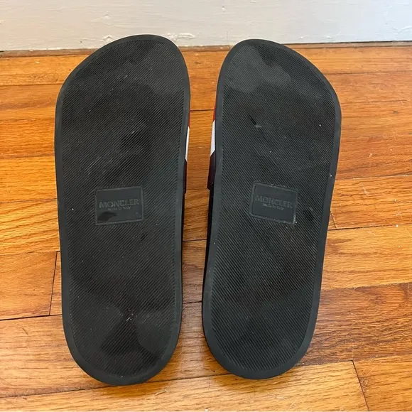 Moncler Basile Slides Size IT 43 Multicolor Sandals *SEE DESCRIPTION*