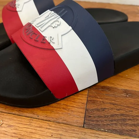 Moncler Basile Slides Size IT 43 Multicolor Sandals *SEE DESCRIPTION*