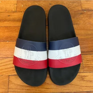 Moncler Basile Slides Size IT 43 Multicolor Sandals *SEE DESCRIPTION*