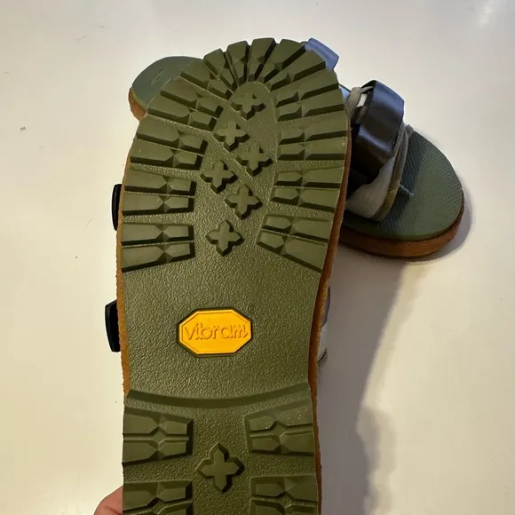 Moncler Genius x Suicoke Moto Slides Green EU 43 / US 10 NEW