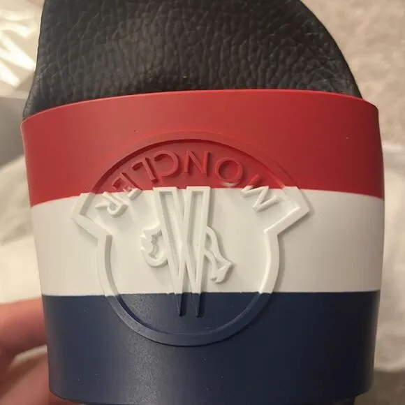 Moncler NIB Kids' Basile Slide SandalUS Little Kids Size 1,