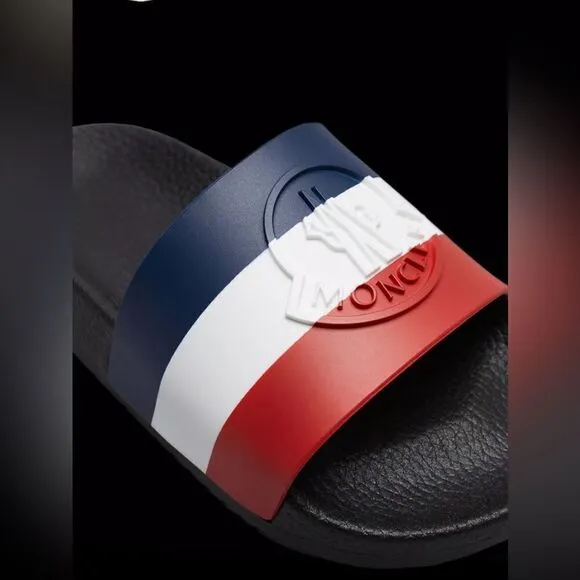 Moncler NIB Kids' Basile Slide SandalUS Little Kids Size 1,