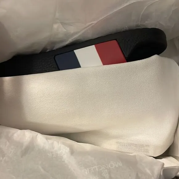 Moncler NIB Kids' Basile Slide SandalUS Little Kids Size 1,