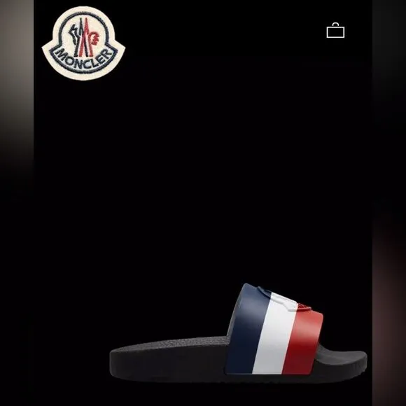 Moncler NIB Kids' Basile Slide SandalUS Little Kids Size 1,