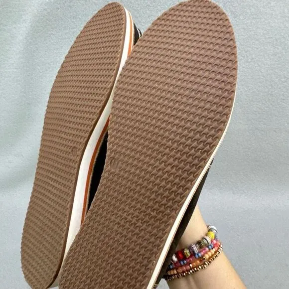 MYRA BAG WOMEN'S LAGUNA SOUTHWESTERN PRINT SLIP-ON SNEAKERS - MOC TOE Size 11