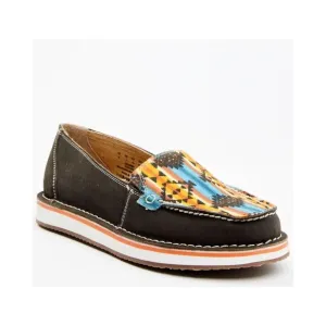 MYRA BAG WOMEN'S LAGUNA SOUTHWESTERN PRINT SLIP-ON SNEAKERS - MOC TOE Size 11