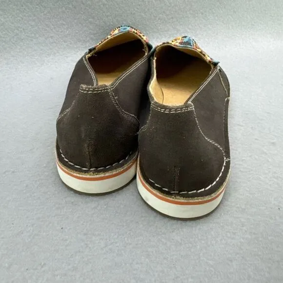 MYRA BAG WOMEN'S LAGUNA SOUTHWESTERN PRINT SLIP-ON SNEAKERS - MOC TOE Size 11