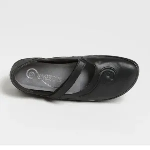 Naot Shoes Mary Jane Matai Madres Black Leather Comfort Flats Size 39 US 8/8.5
