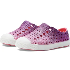Native Kids Jefferson Shoes 13 Starfish Dazzle Bling Pink White Synthetic NIB