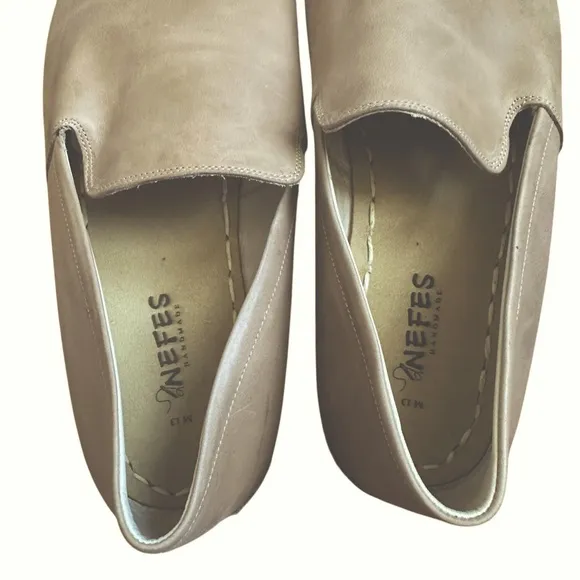NEFES VISION BAREFOOT HANDMADE LEATHER CLOGS SIZE 13