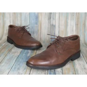 Neil M Wynne Men's Oxfords Size 11.5 (B) M-Tech Brown Leather Casual Shoes