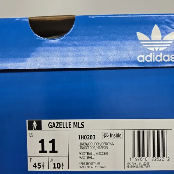 New Adidas LAFC Los Angeles FC MLS Gazelle Men's Shoes Size 11