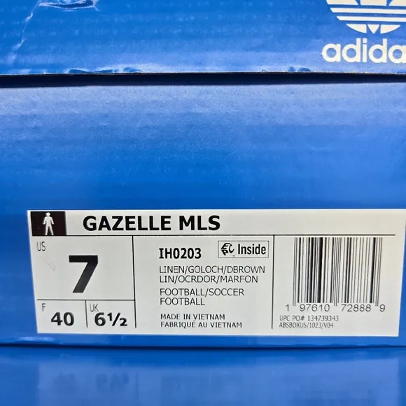 New Adidas LAFC Los Angeles FC MLS Gazelle Men's Shoes Size 7