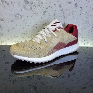 New Adidas Men's Crossknit DPR Golf Shoes, Size 7.5, Tan/Maroon