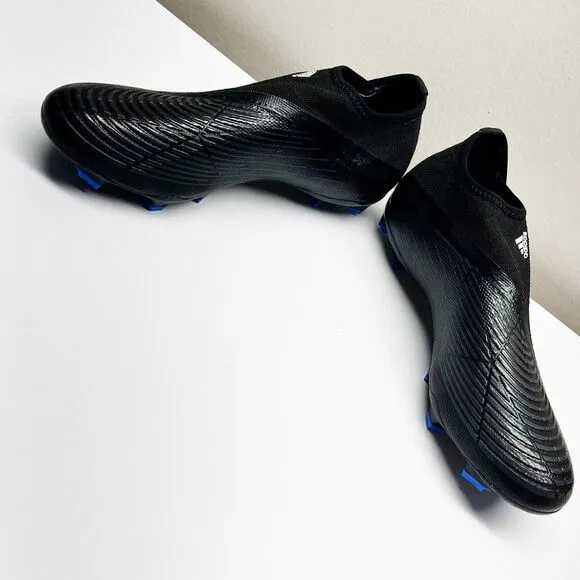 NEW Adidas Predator Edge .3 Laceless FG Soccer Cleats Black Shoes Mens Sz 5