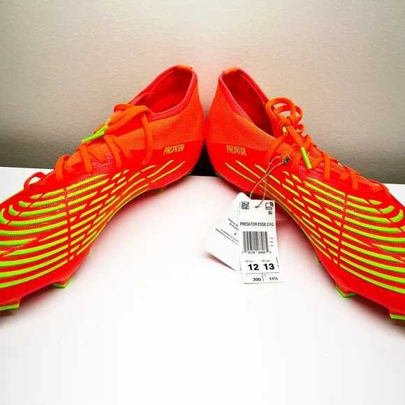 NEW Adidas Predator Edge.2 FG Soccer Football Cleats Shoes Size 12