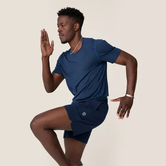 New Allbirds Men's Natural Run Short in True Navy Size Large