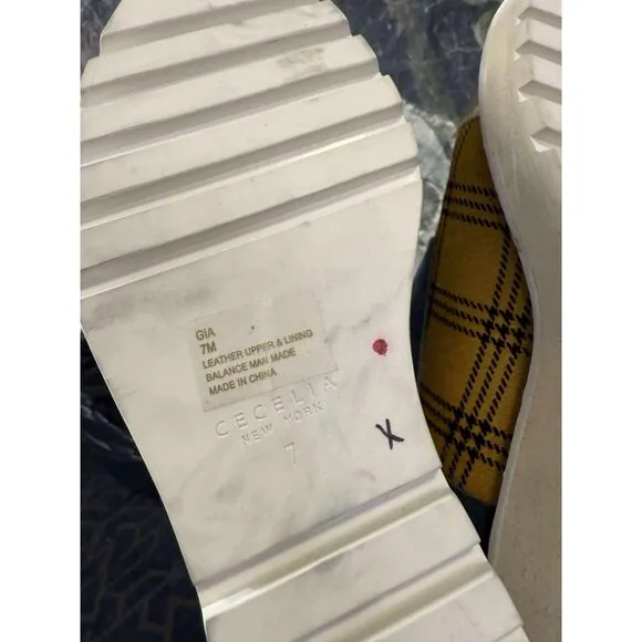 New Anthropologie Cecelia New York Gia Platform Oxfords Size 7