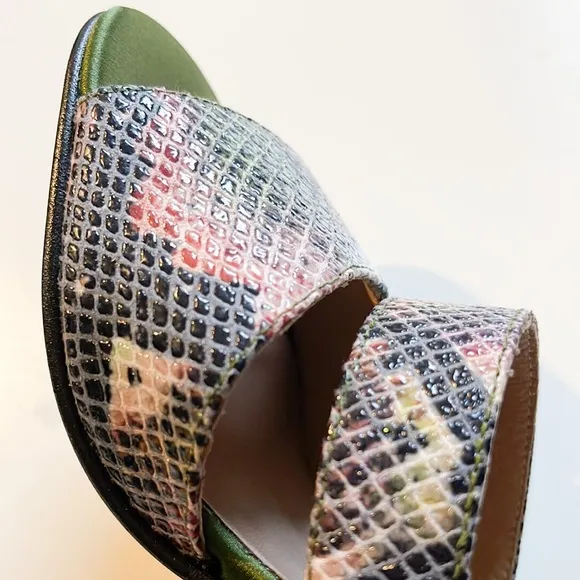 NEW Anthropologie Snake Print Heels