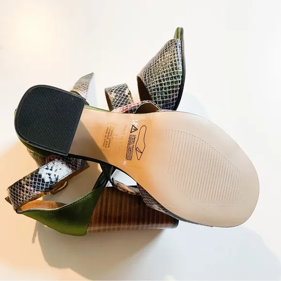 NEW Anthropologie Snake Print Heels