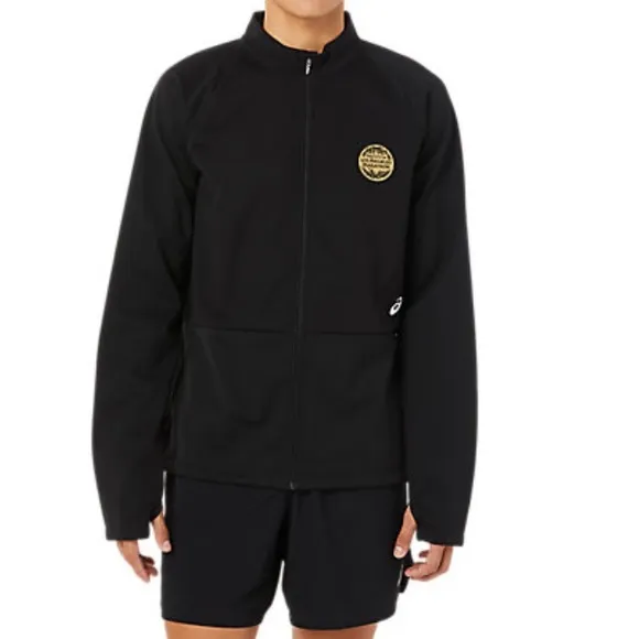 NEW ASICS MEN'S LAM JACKET BLACk SZ XL