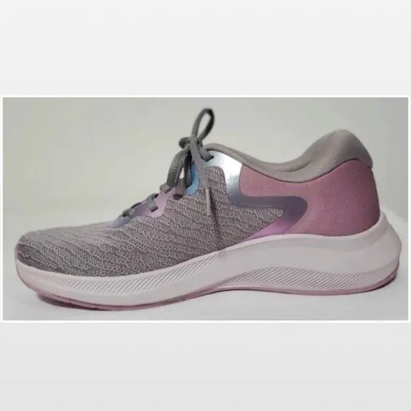 New Athletic Woman’s Shoes Grey &amp; Purple Size 9 Ryka
