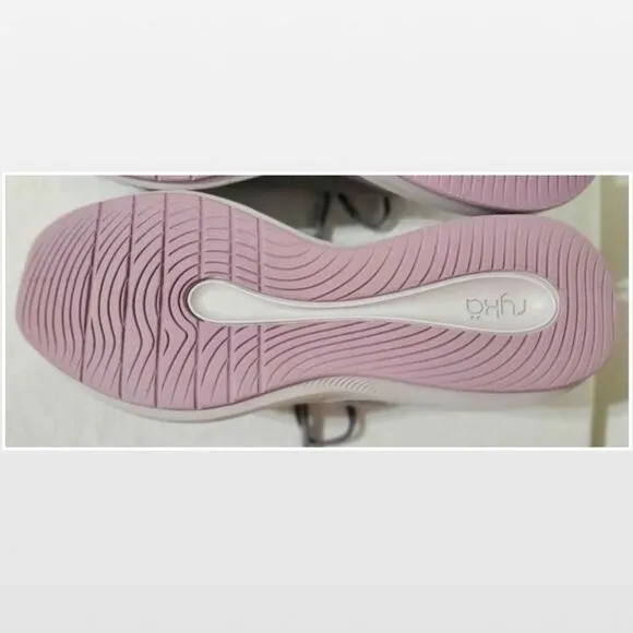 New Athletic Woman’s Shoes Grey &amp; Purple Size 9 Ryka