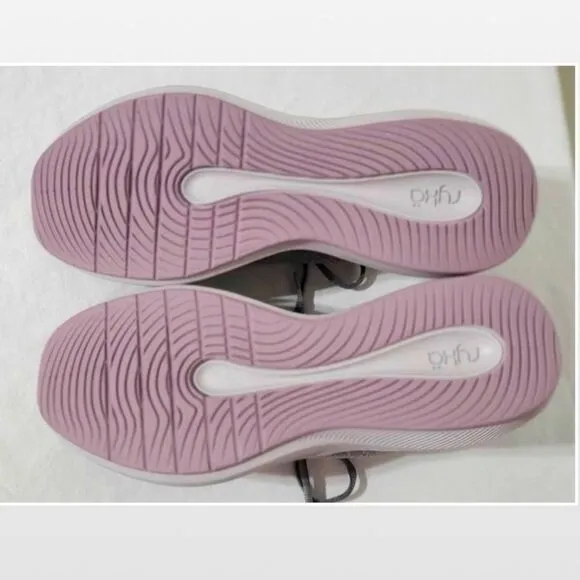 New Athletic Woman’s Shoes Grey &amp; Purple Size 9 Ryka