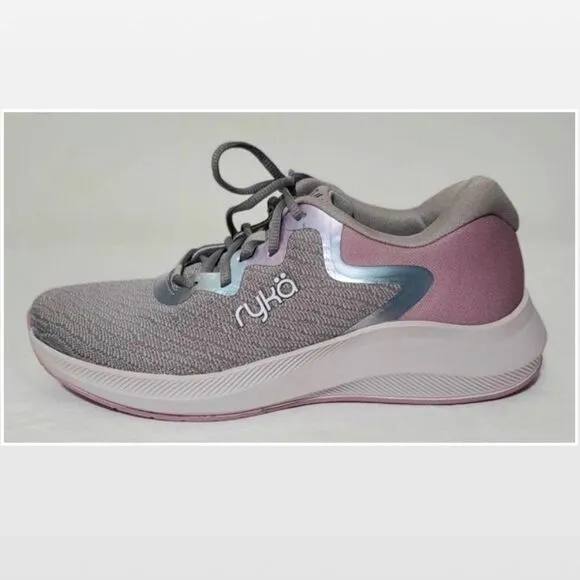 New Athletic Woman’s Shoes Grey &amp; Purple Size 9 Ryka