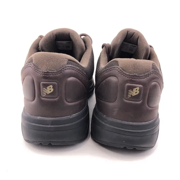 New Balance 813 Brown Leather Walking Shoes 12 D
