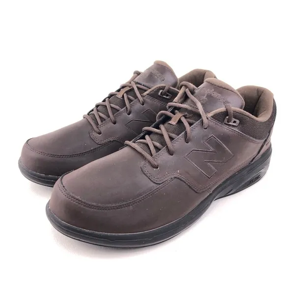 New Balance 813 Brown Leather Walking Shoes 12 D