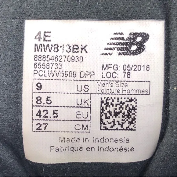 New Balance 813v1 Walking Shoes 9 (4E)