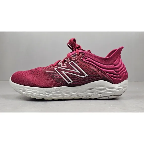 New Balance Fresh Foam Beacon V3 Running Shoes Mens 10 Wide Burgandy Sneakers