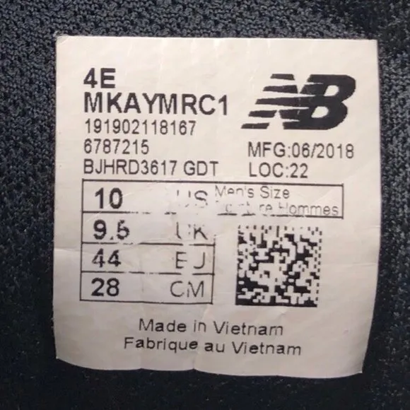 New Balance Fresh Foam Kaymin Running Shoes 10 (4E)