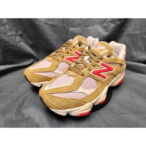New Balance Girls 9060 Sneakers GC9060VD Beige Pink Size 6.5 NEW NO BOX!