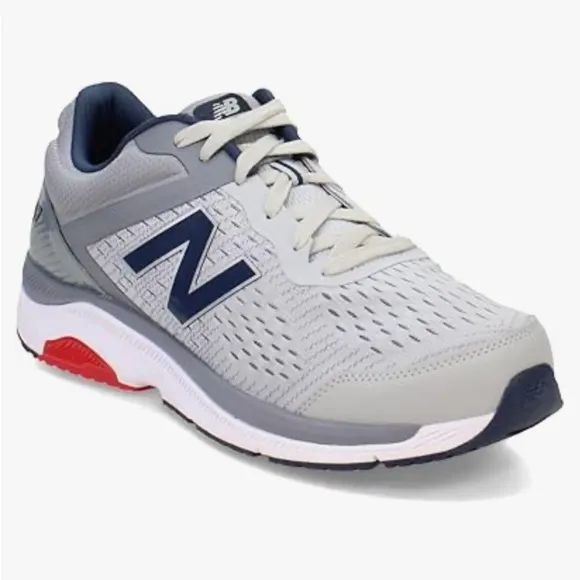 New Balance MEN 847 V4 WALKINGSHOE Silver (Silver Mink/Gunmetal)$150 Sz 10.5D