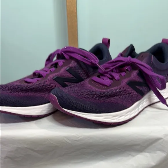 New Balance Purple Sneakers Lightweight Breathable Design