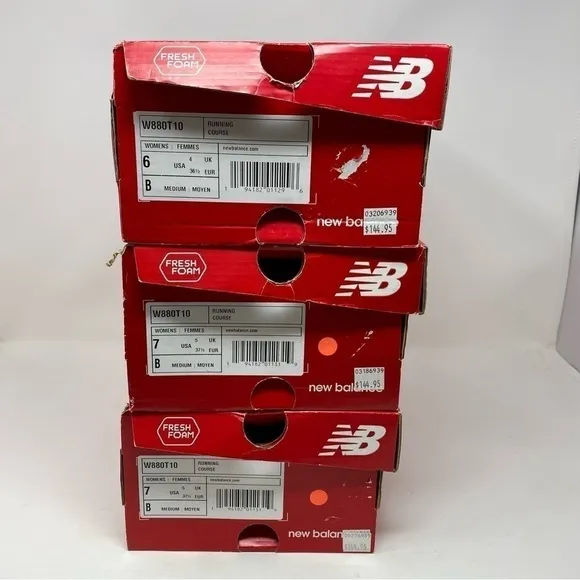 New Balance W880T10 Black Running Shoes