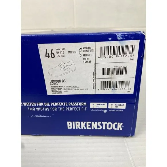 NEW Birkenstock Men's London BS Oiled‎ Leather Clogs Habana Regular Fit #166531