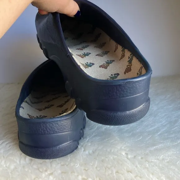 NEW Birkenstock Professional Slip Resistant Work Clogs Navy Blue Slip On Men 10