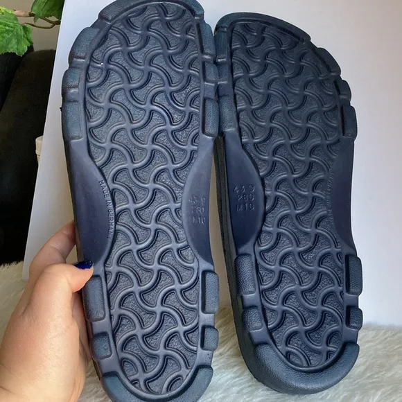 NEW Birkenstock Professional Slip Resistant Work Clogs Navy Blue Slip On Size 10