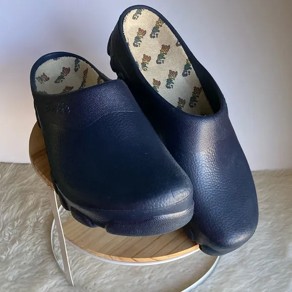 NEW Birkenstock Professional Slip Resistant Work Clogs Navy Blue Slip On Size 10