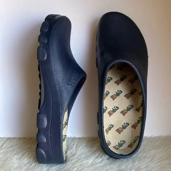 NEW Birkenstock Professional Slip Resistant Work Clogs Navy Blue Slip On Size 10