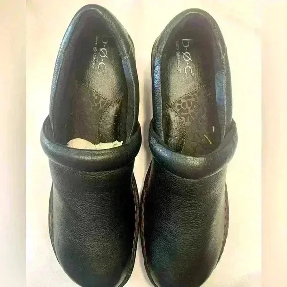 New BOC Born Concept Clogs size 11 slip ons leather, upper balance man made