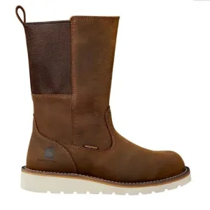 NEW Carhartt Waterproof 10&quot; Steel Toe Wellington Wedge Boot size 8.5 Work