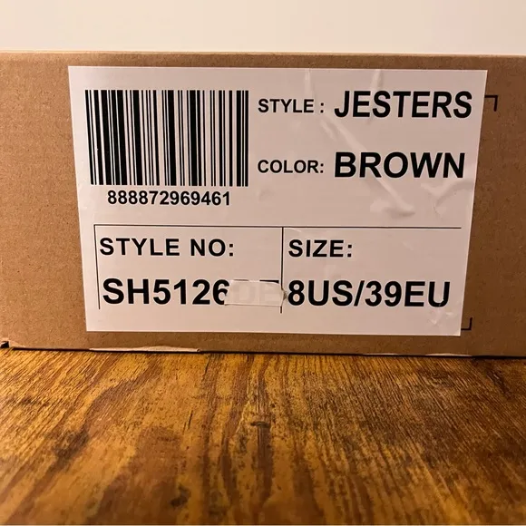 New Chunky Platform Slides-Brown-Size 8‎