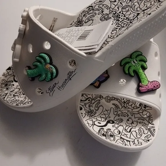 (New) Crocs Steven Harrington Slides (M8/W10)