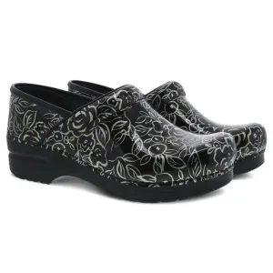 NEW DANSKO Patent Leather Professional Dotty Abstract Clogs  for women 462mn